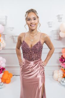 copper rose prom gown, photo 2