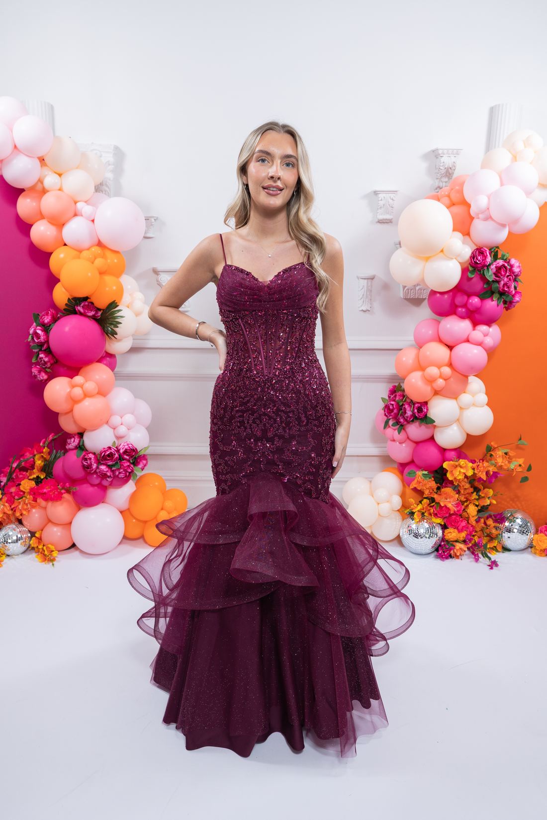 fishtail prom dress
