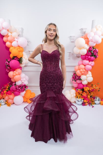 fishtail prom dress